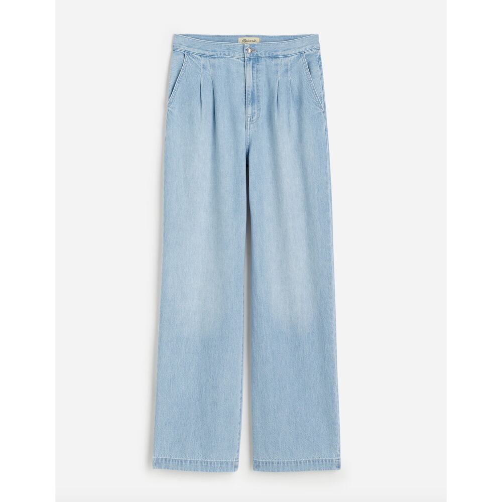 Madewell Light Blue Denim Wide Leg Jeans - Picture 6 of 13